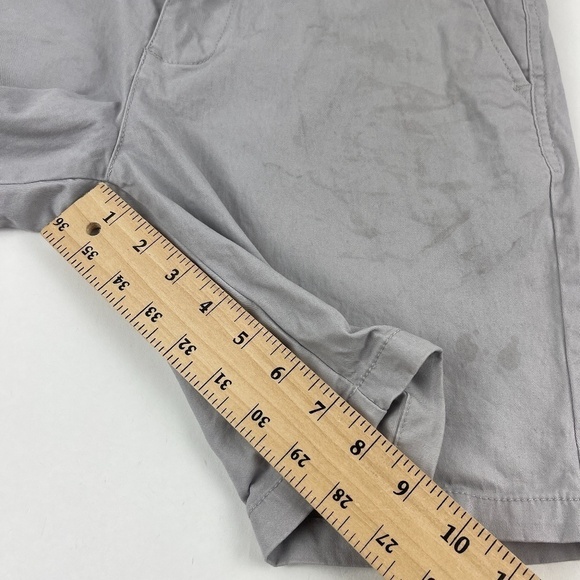 Six Lincoln Shorts Mens Size 30 Gray Flat Front Classic Fit - Picture 7 of 9